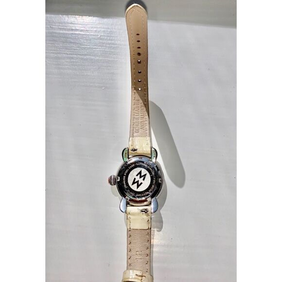 Genuine Michele Swiss mini CSX watch 12mm bone - Picture 5 of 8